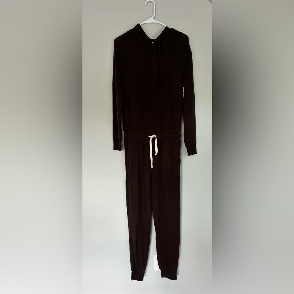 NWT Theo & Spence Yummy one piece jumpsuit. Chocolate brown, women’s size small. - Picture 2 of 8